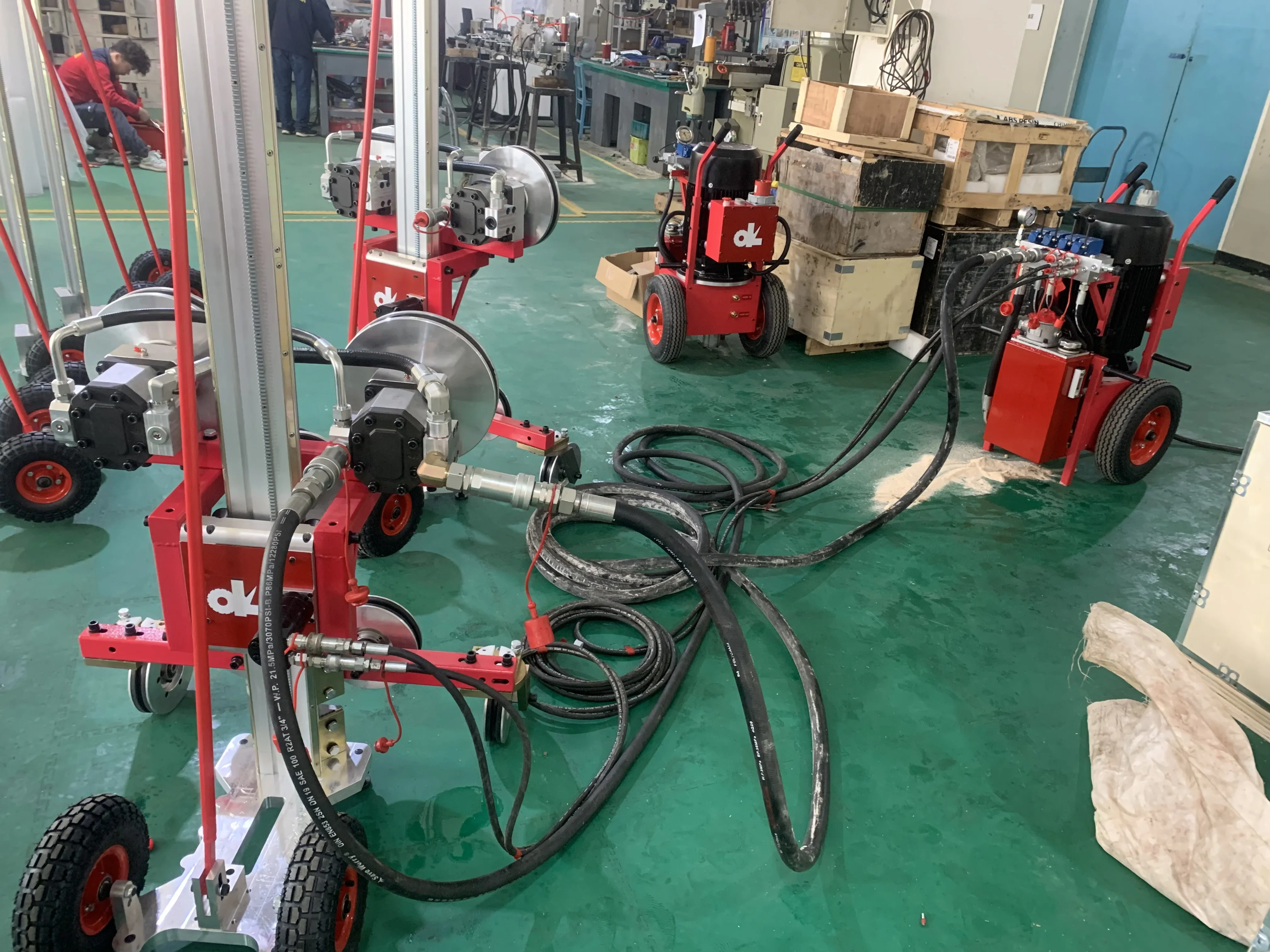 Diamond Wire Quarry Machine Granite Stone Concrete Brick Cement Cutting High Frequency Wire Saw Machine