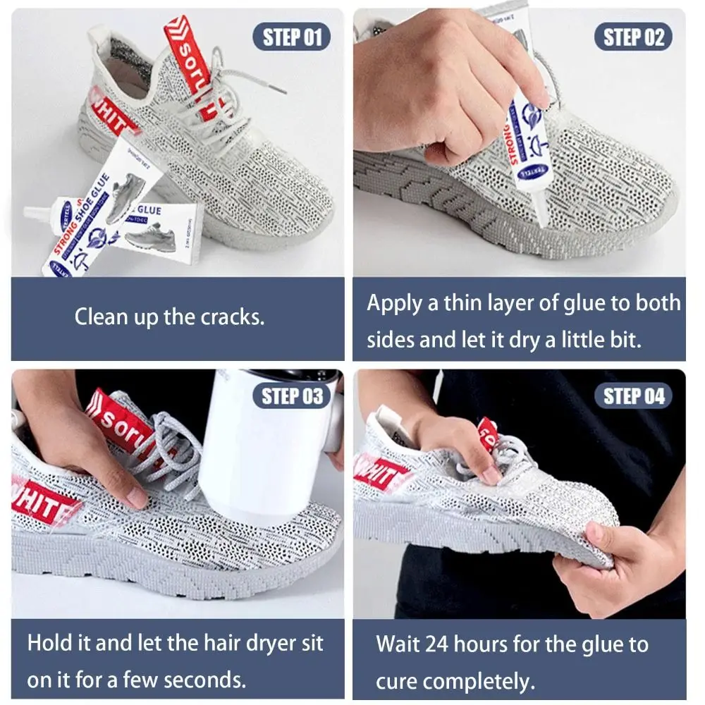 Clear Shoe Glue High Quality Waterproof Precision Tip Waterproof Adhesive Sports Shoes Climbing Shoes Needle Glue