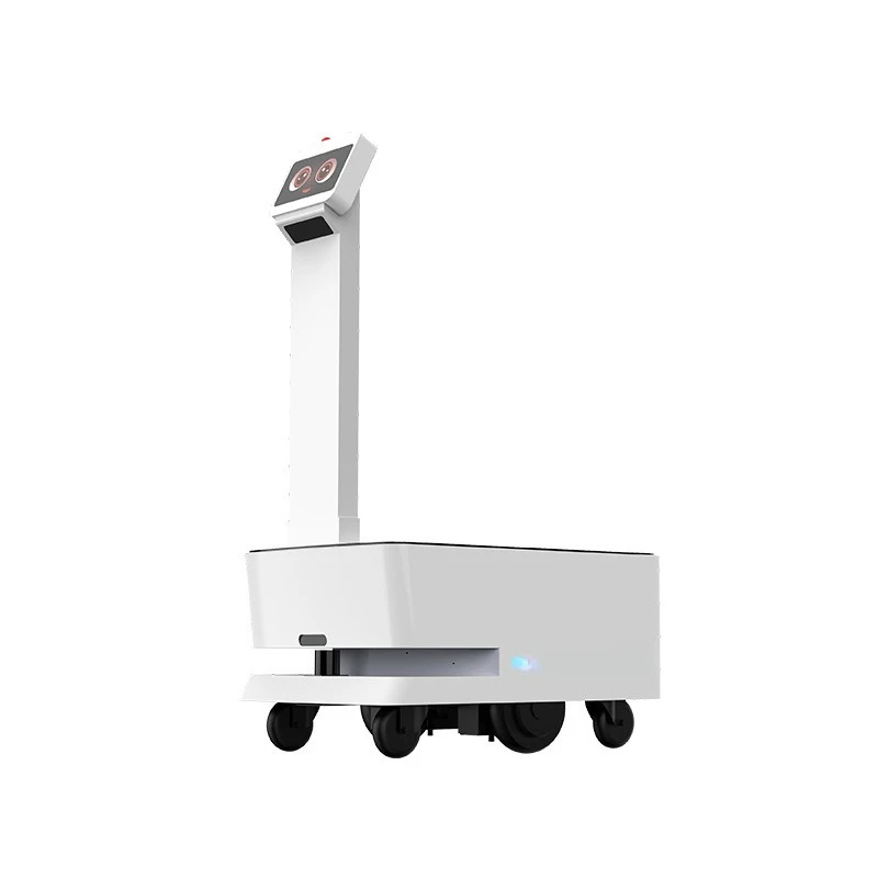 Carro de manipulación no tripulado de vehículo de plataforma AGV inteligente, robot de manipulación de materiales de almacén sin seguimiento