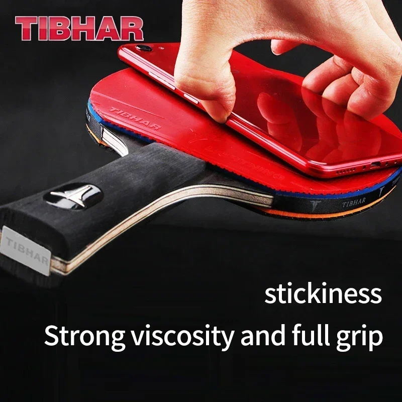 TIBHAR 6/7/8/9 ستار مضرب تنس الطاولة متفوقة لزجة المطاط شفرة الكربون بينغ بونغ مضارب البثور المهنية في لزجة