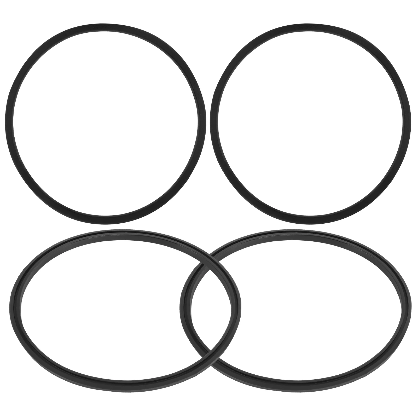 

4 Pcs Cup Silicone Ring Bottle Lid Seal Rings Gasket Water Silica Gel for