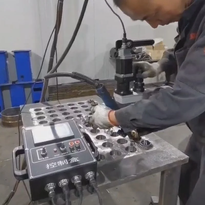 ITP-80 Tube-Plate Welding Tractor Machine With OEM Customization Huawei Mig Welding Mode Steel Material Max Dia 16mm To 78mm