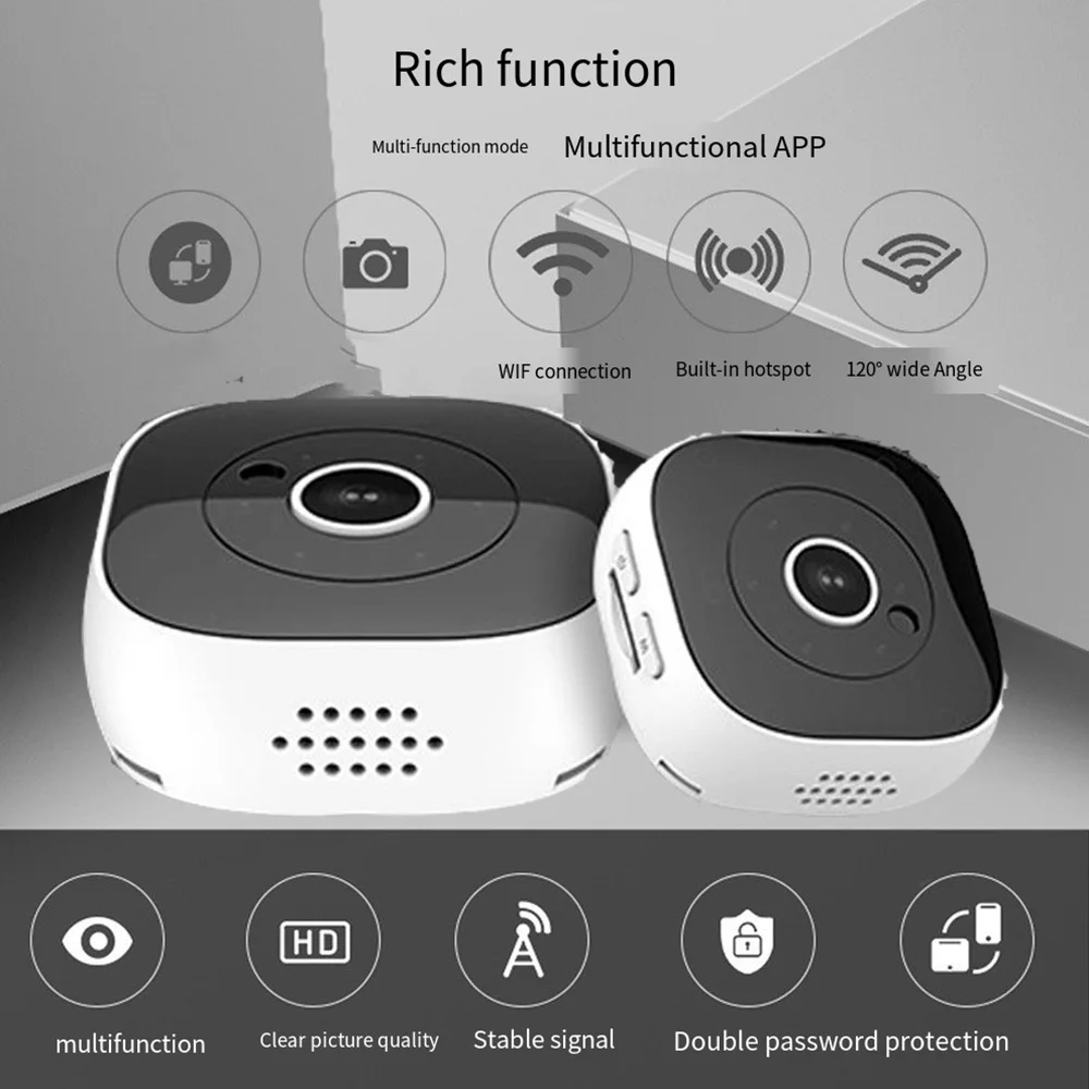 H9 Wifi Camcorder HD 1080P Camera IP Cam Infrared Night Version DVR Remote Motion Sensor Audio Video Recorder