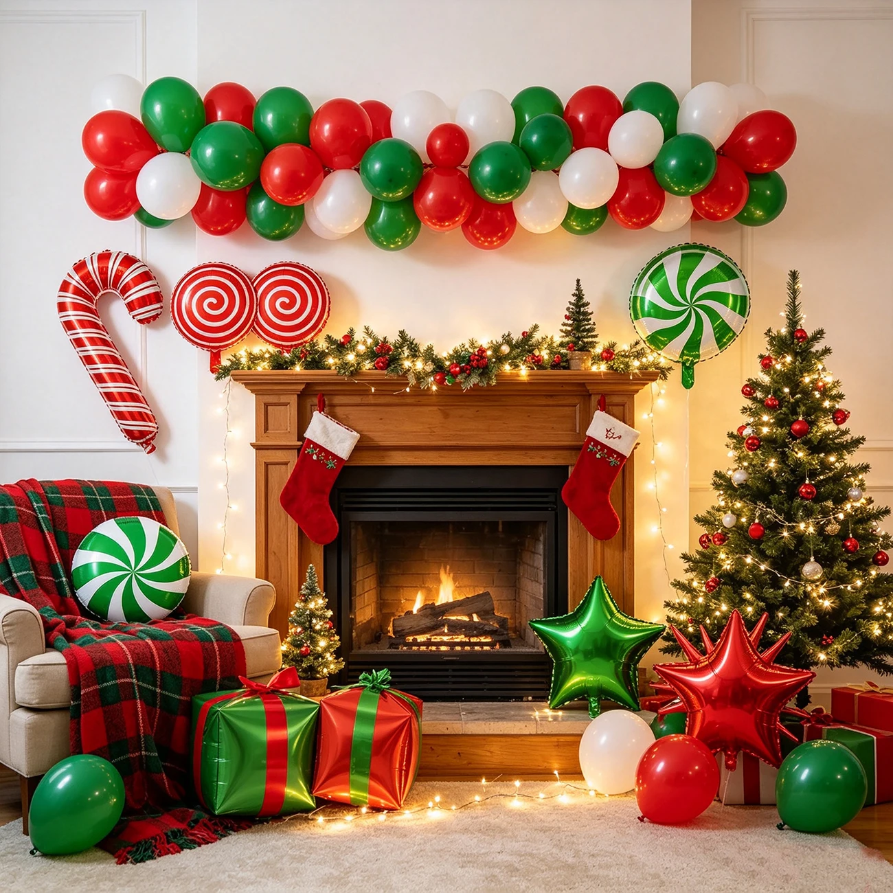 Eve Party - Christmas Foil Balloon Set Christmas Party