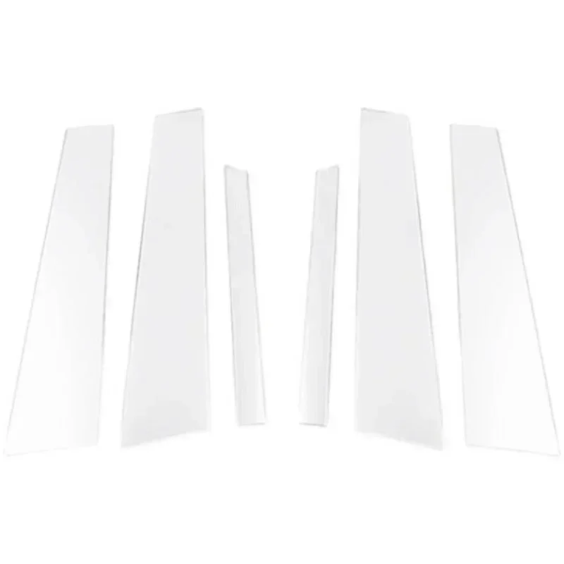 6PCS Chrome Window C B Pillar Trim For Mercedes Benz S Class W221 W222 W223 S400 S300 S320 S350 S600 S500 Exterior Decoration