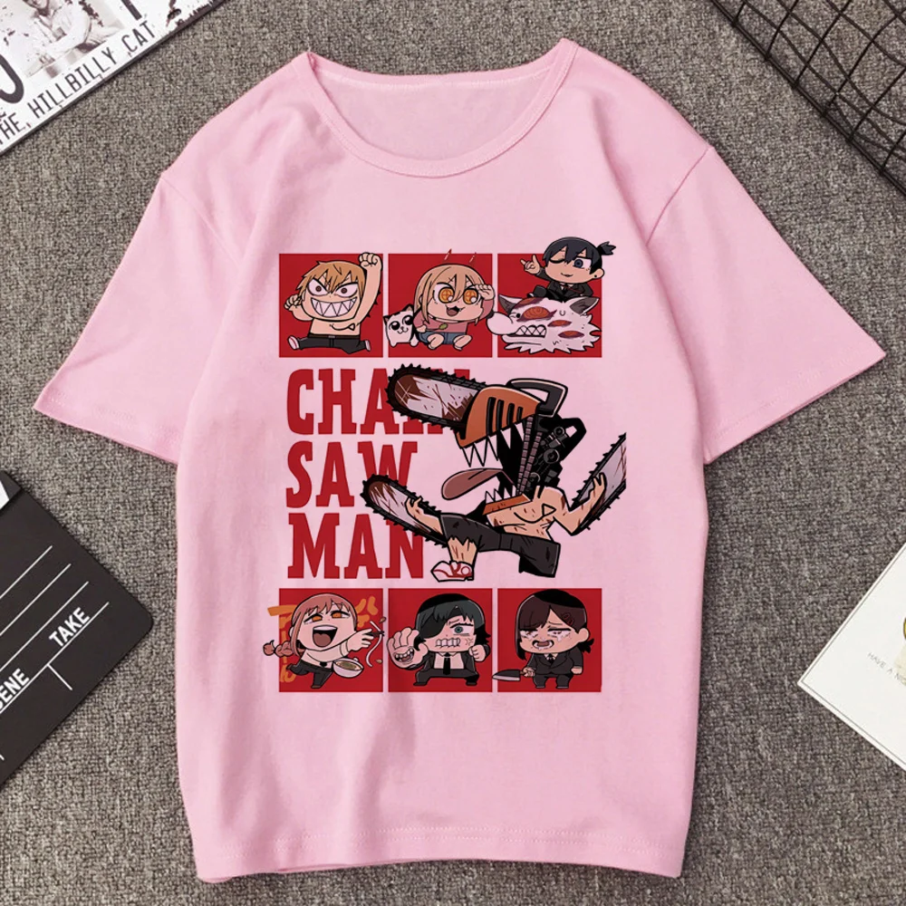 Chainsaw Man Makima Reze top tees teen anime baddie graphic 2000s shirt jojifuku party dollette korean fashion 80s