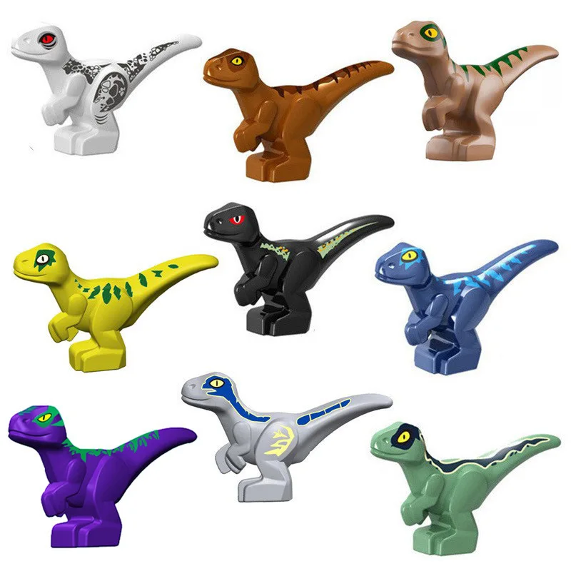 Baby Dinosaur Building Blocks Toys Collection Souvenir Gift Birthday Jurassic Rex Raptor