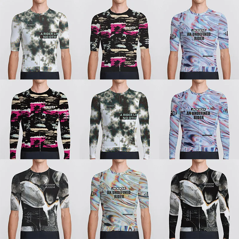 

Велосипедная одежда Aogda Pro Team Aero, легкая дышащая велосипедная майка с короткими рукавами для мужчин, доступны разные цвета