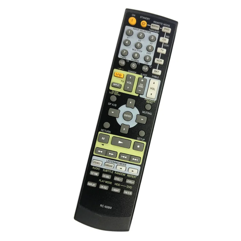 RC-608M Remote Control  for Onkyo Home Theater AV Receiver TX-SR503 R530 HTS-780S SKC-530C SKM-530S SKW SKB-530