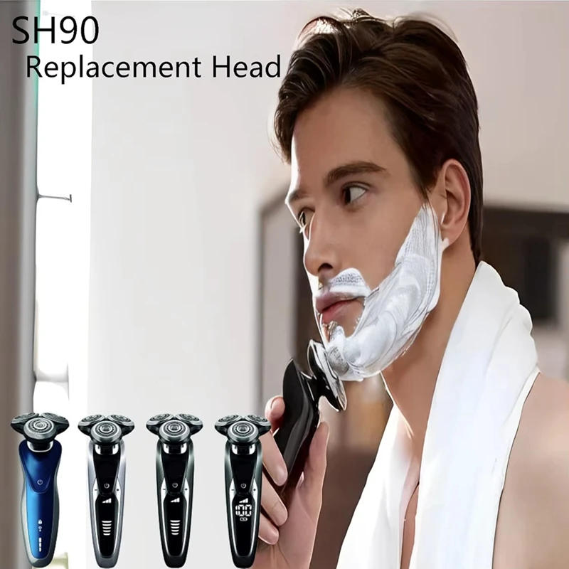 SH90 Replacement Heads For  Norelco Series S9000/S8860 S9911 S9731 S9711 S9511 S9111 Shaver Razor Heads