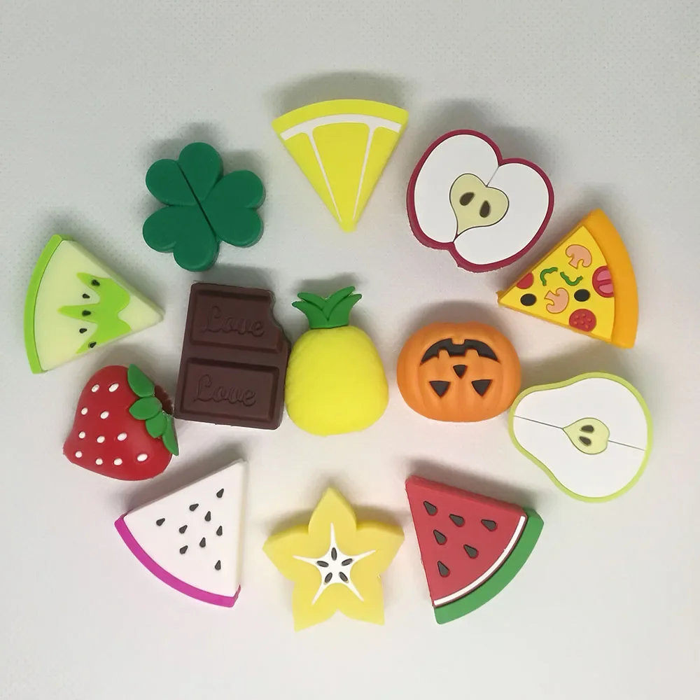 1Pcs Cute Fruit Cable Protector Cord Wire lemon watermelon strawberry Protection Cover Charging Cable Winder For Iphone cable