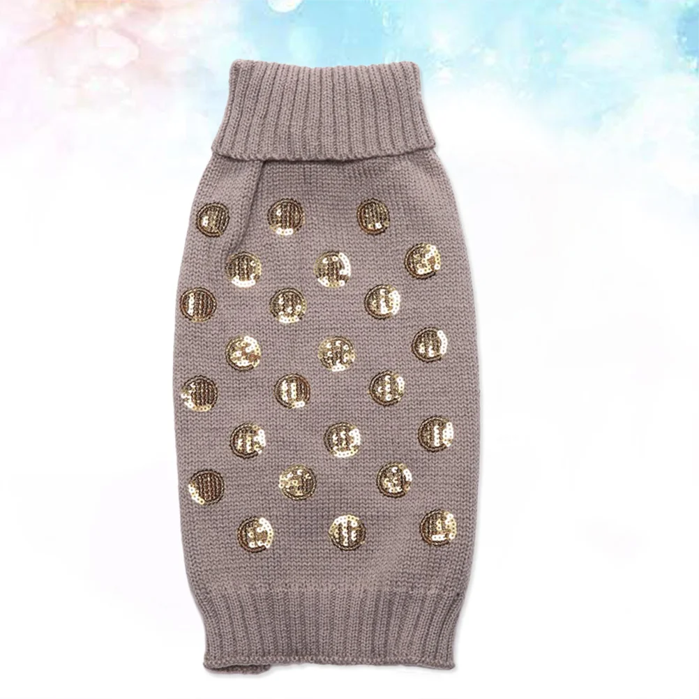 

Dog Sweater Squama Design Warm Autumn Winter Puppy Clothes Size Xxs Grey Pet Sweater Warm Dog Clothing Pet Autumn Clothes