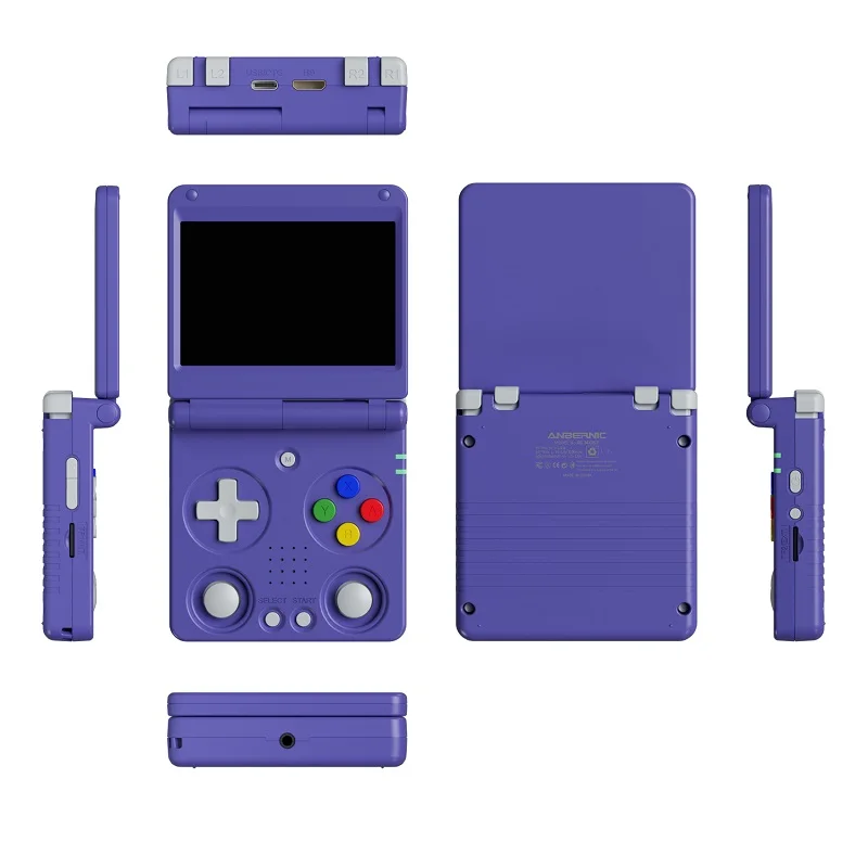 ANBERNIC RG34XXSP Flip Handheld Game Consoles 3.4 Inch IPS Scherm Linux Systeem 3300mAh WIFI Video Game Consoles 256G PSP 300Game - afbeelding 2