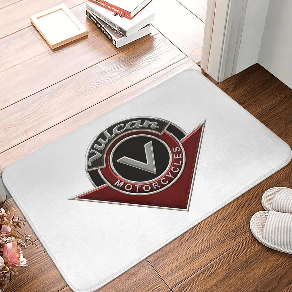 Vulcan VN Motorcycles Logo 2 3D Non-slip Doormat Floor Mat Carpet Rug for Kitchen Entrance Home Balcony Footpad Mats