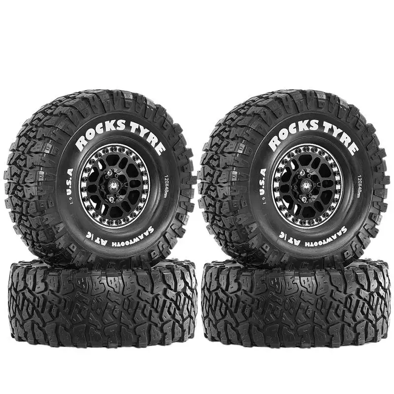 HUIYANRC 1/10 RC chenille 1.9 Beadlock roues pneus hauteur douce pour Traxxas TRX4 Axial SCX10 II III Redcat Gen 8 roches boue