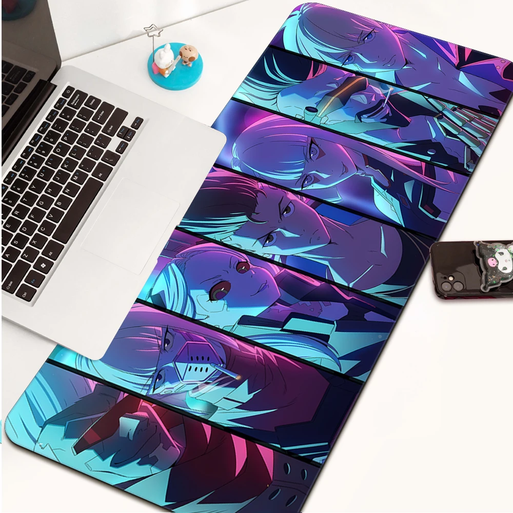 Cyberpunk Edgerunners Mouse Pad Gaming Accessories Keyboard Mat Non-slip Deskmat High Definition Printing Mousepad