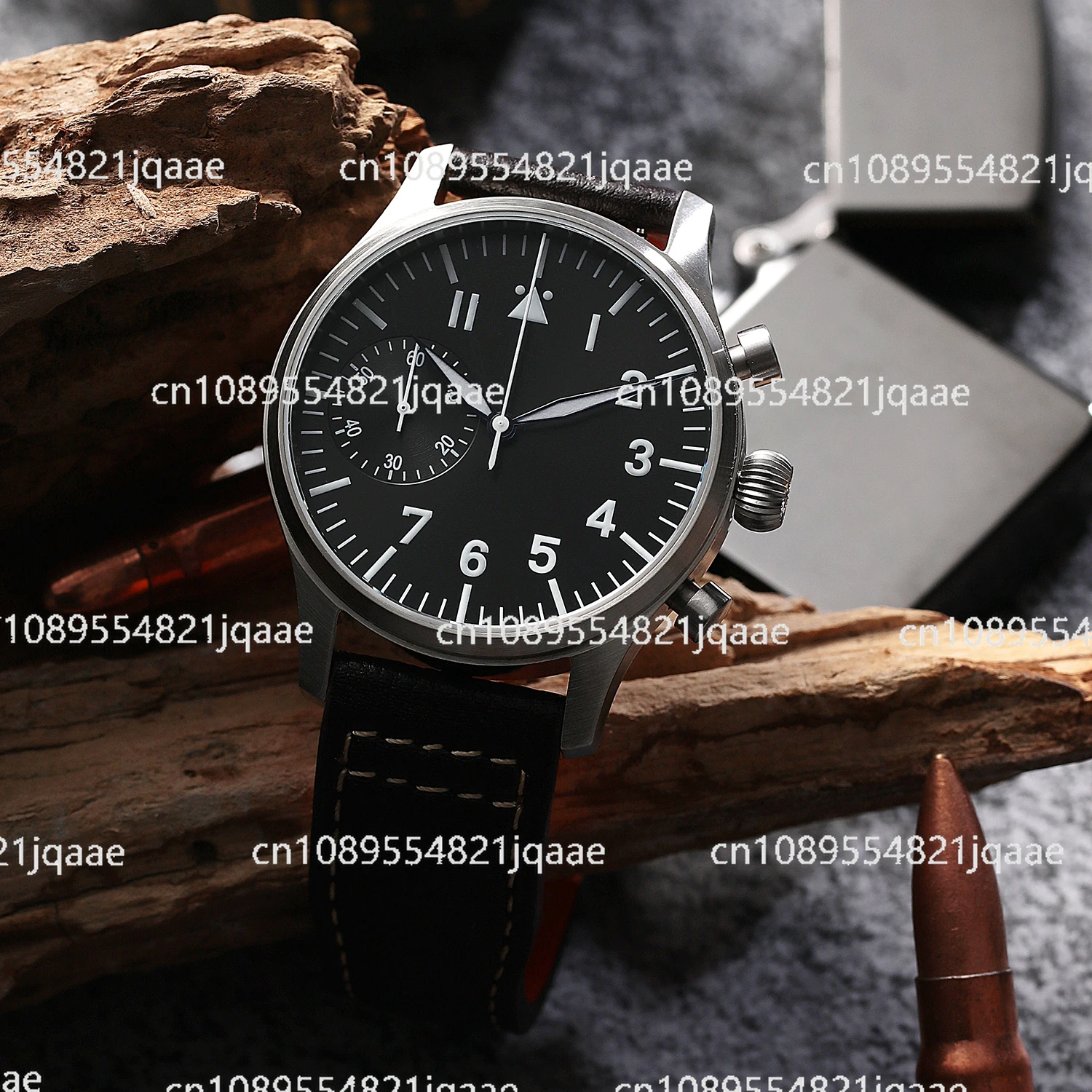 2024 New Men's Watch [Escapement Time] Quartz Pilot Monocular Chronograph BGW9 Super Luminous 50-meter Waterproof