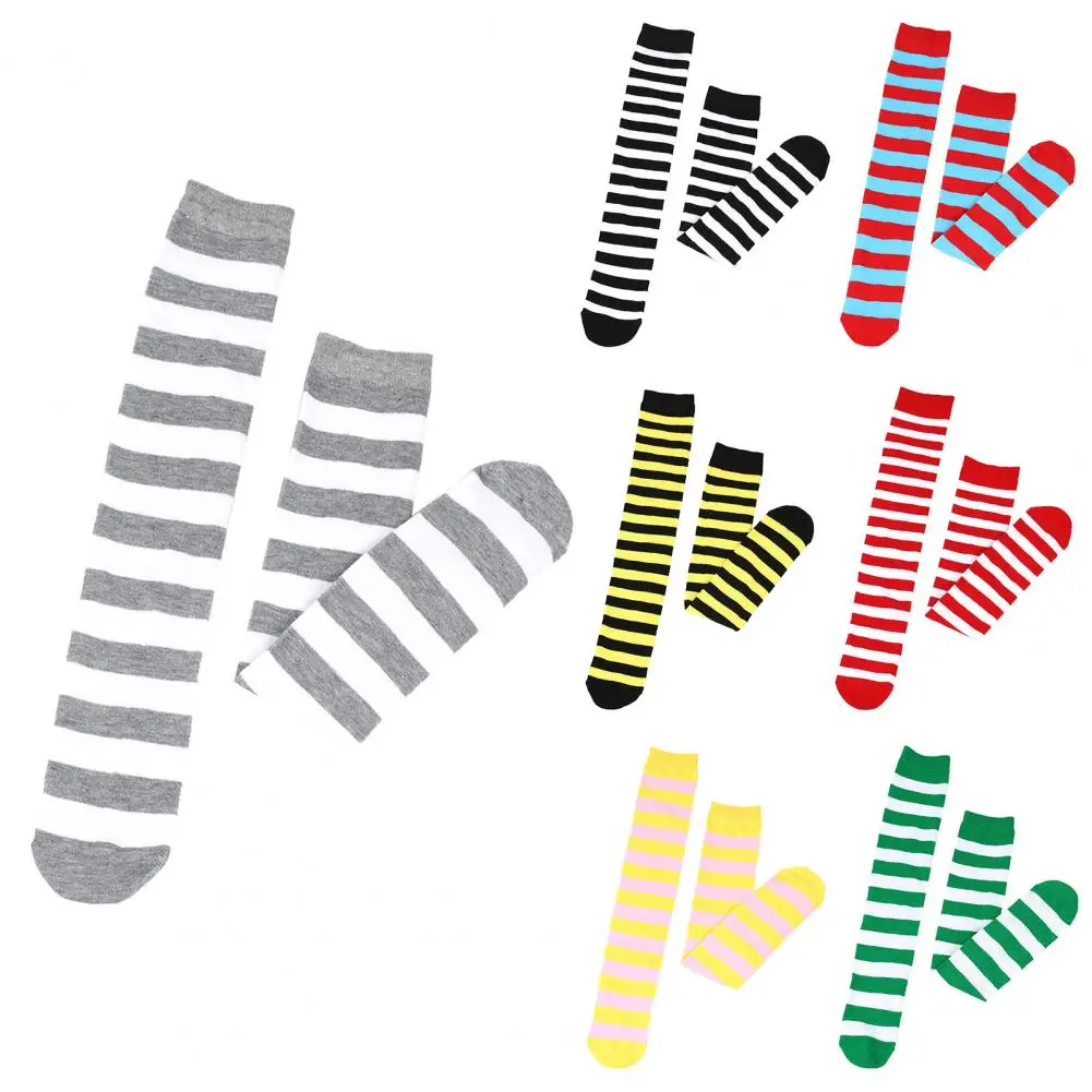 

Осенние новые женские носки, японские корейские носки средней длины, модные универсальные длинные полосатые носки без рукавов