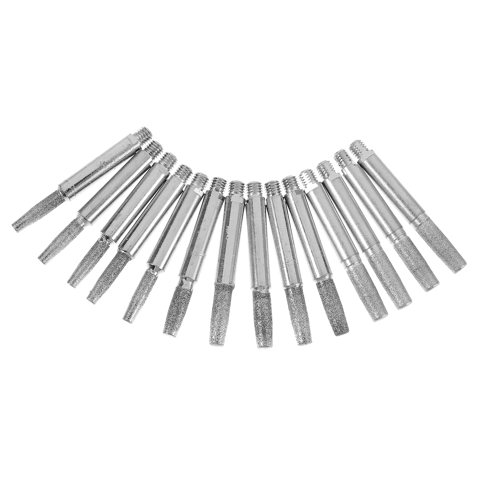 

12Pcs Chainsaw Sharpening Stones Electric Grinding Kit Durable Iron Corundum Polishing Bits Chainsaw Sharpening Kit