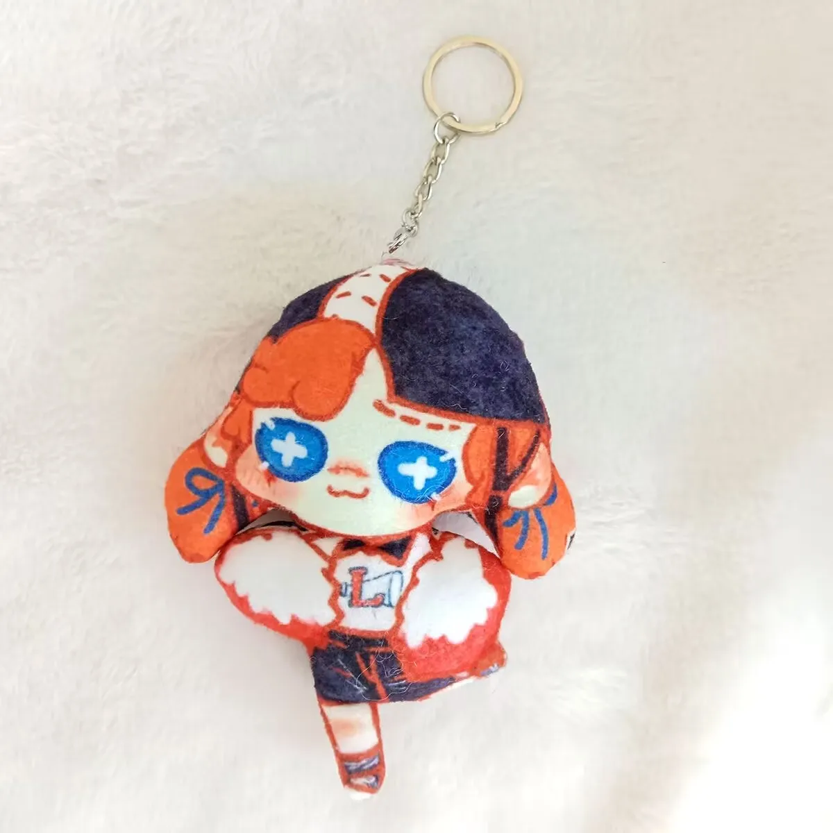 Периферийный кулон-кукла Q-стиль «Identity V», милая мультяшная плюшевая кукла, скрипящий кулон, брелок для ключей