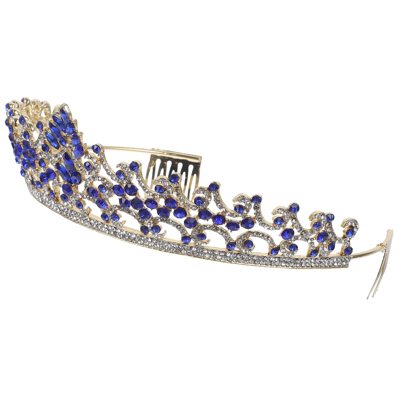 

Bridal Crown Rhinestone Hair Accessories Women Wedding Tiaras Bride Headwear Metal Alloys Prom Anniversary Birthday