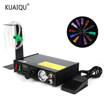 983 자동 접착제 디스펜서 공압 Ddhesive 디스펜서 수동 접착제 디스펜스 기계 솔더 플럭스 붙여 넣기 액체 컨트롤러 dropper