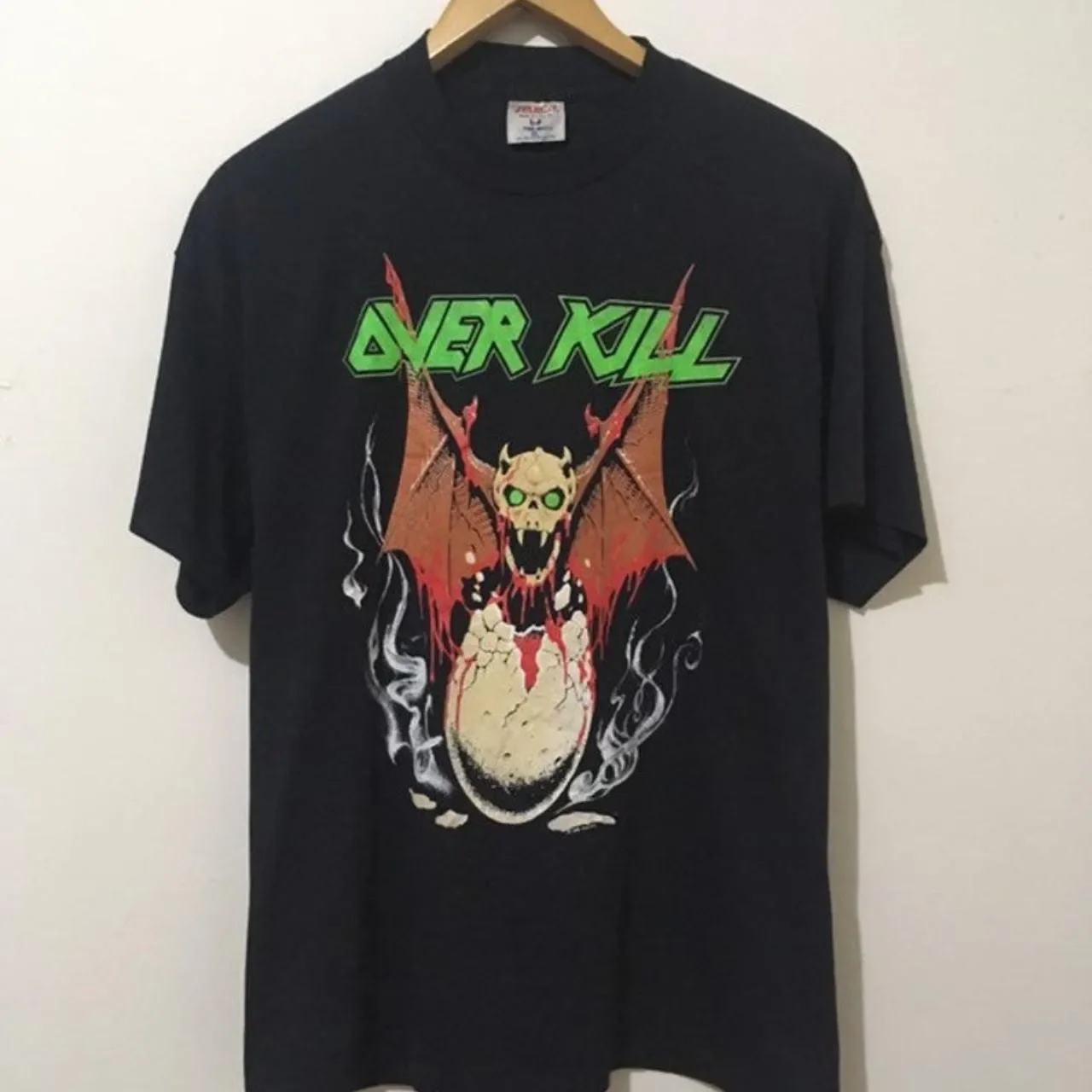vintage 1990 OverKill 'Birth of Tension' Tour shirt