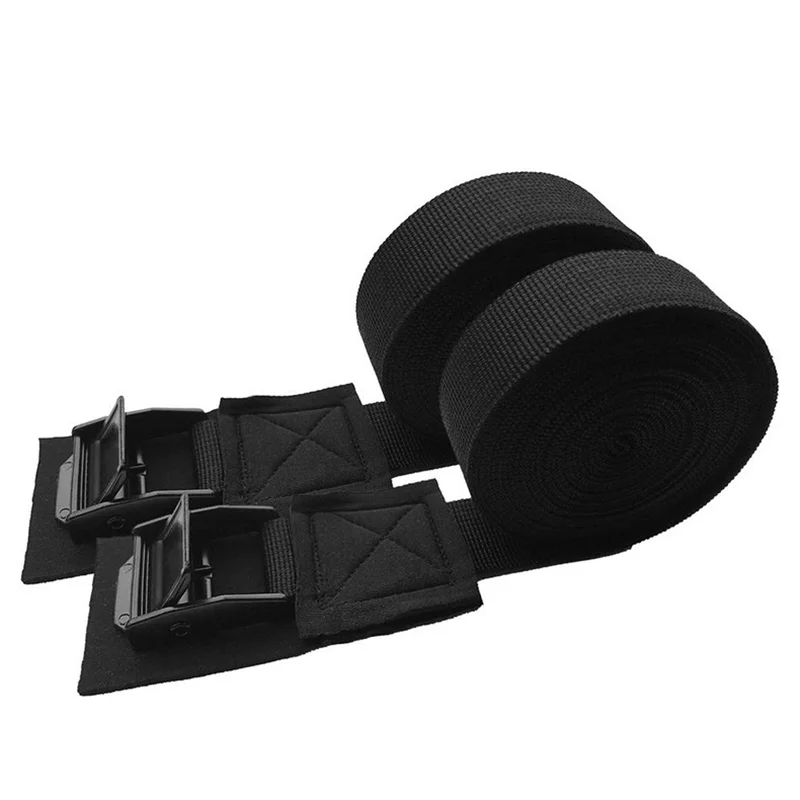 2Pcs 250kg Car Roof Rack Kayak Cam Buckle Lashing Strap Luggage Strap Polyester Quick Release Lashing With Buckle image 4