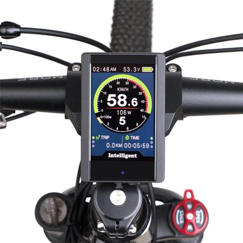شاشة عرض ملونة جديدة P850C عداد السرعة مع مساعدة 9 مستويات للدراجة الكهربائية بافانغ BBS01B BBS02B BBSHD