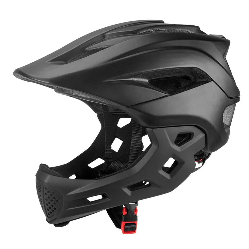 2 in 1 Kids Full Face Bike Helmet for Children MTB BMX Dirtbike Skateboard with Detachable Chin Guard Kids Full Face Bike Helmet