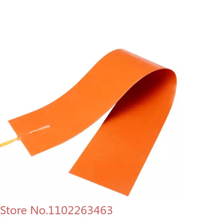 220v 250x1740mm 2000w silicone rubber flexible heater for 200L oil drum