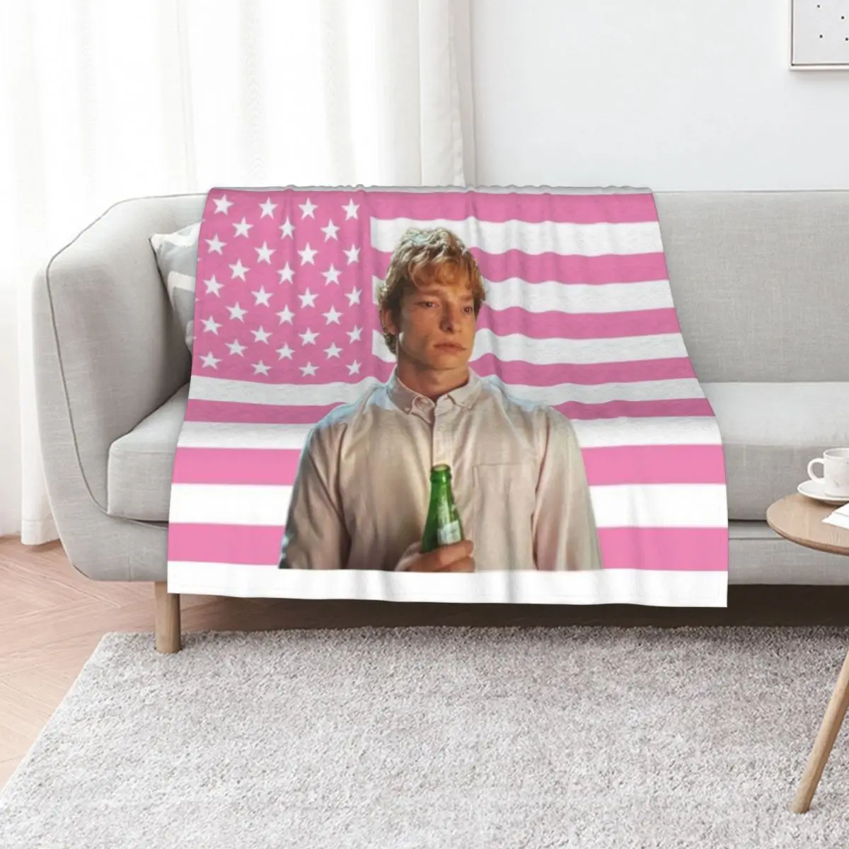 Art Donaldson Flag Throw Blanket Polar decorative Hair Heavy Bed Fashionable Soft Big Blankets