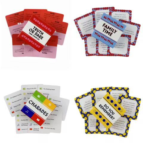 The Mini Size Truth Or Dare Family Time Charades For Couples Drinking Cards Do You Remember Divination Deck Borad Party Games