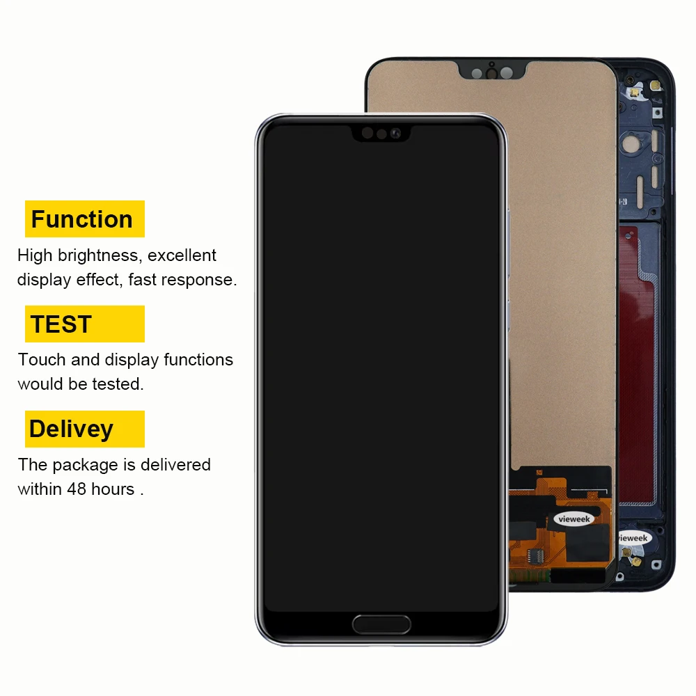 Screen for Huawei P20 Pro LCD CLT-L29 CLT-L09 CLT-AL00 Display Touch Screen Digitizer Assembly for Huawei P20Pro Replacement