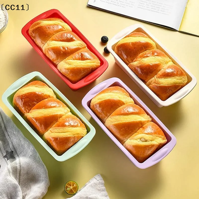 1/4Pcs Rectangular Silicone Mold Candy Toast Mould Easter Bread DIY Kitchen Supplies Cake Bakeware Pan Baking Tools〔CC11〕 - view 3