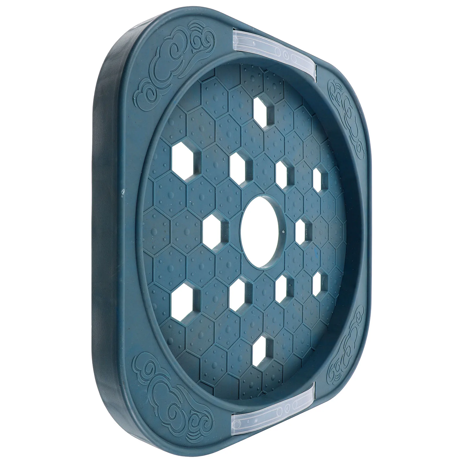 

1pc Gas Tank Base Tray With Wheels Movable Universal Wheel Stainless Steel Holder Stand Storage Can Tray For Kitchen Restaurant