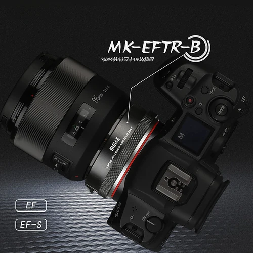 Imagen 2 del producto Meike MK-EFTR-B Autofocus Compatible con lente Canon EF/EF-S a anillo adaptador de función de control automático Canon EOSR