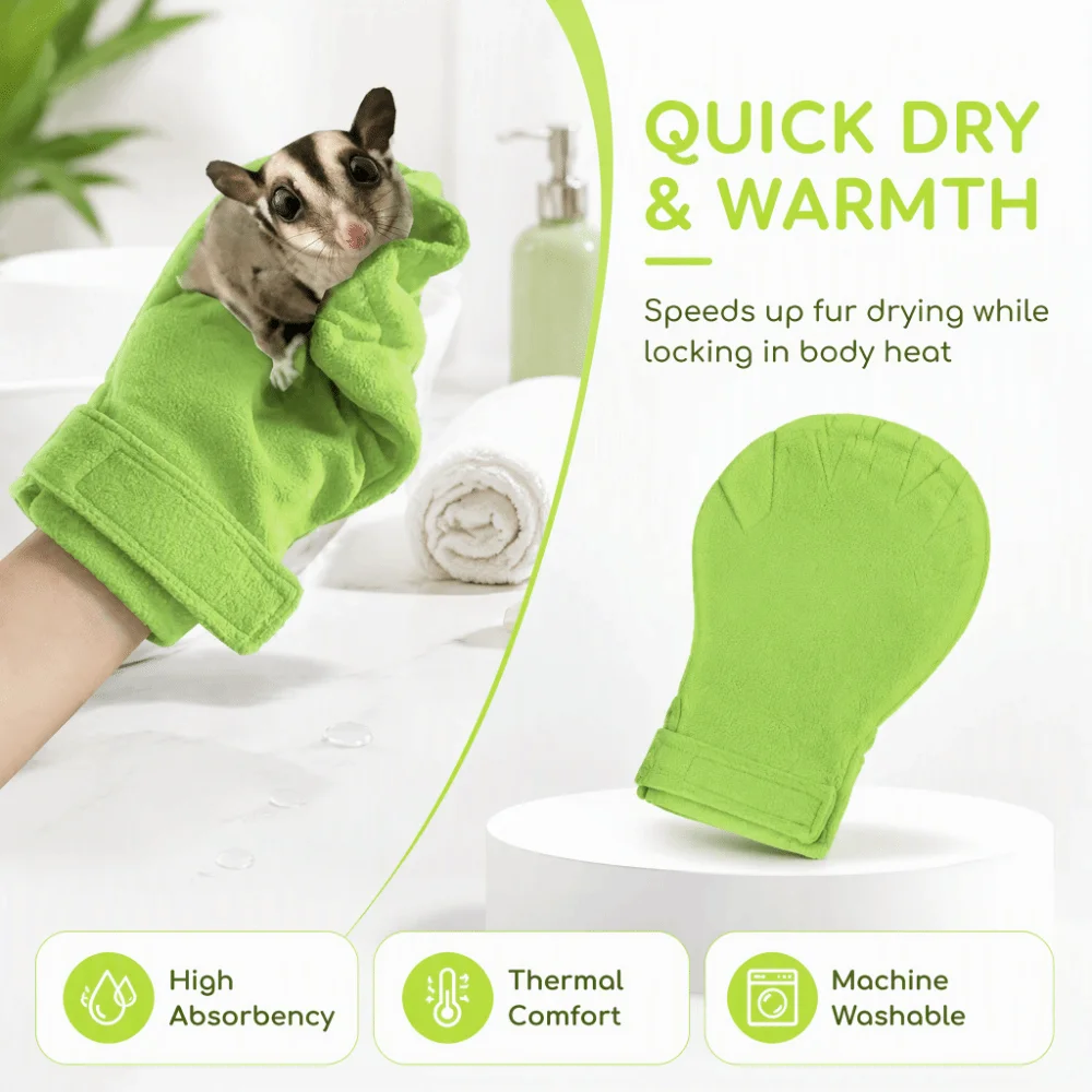 Absorbent Bonding Mitt Bite Resistant Scratch Resistant Bite Resistant Glove Hook And Loop Fasteners Adjustable Size