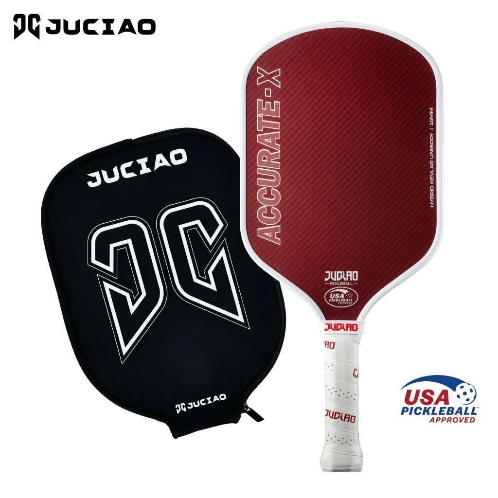JUCiAO Kevlar Hybrid Shape Thermoformed Foam Injected Pickleball Paddle (16mm)