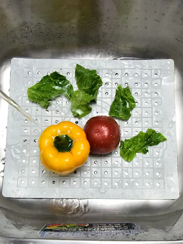 

Коврик для слива воды в кухонной раковине, круглый/квадратный, универсальный, устойчивый к запахам, ситечко-поддон для раковины, резиновый коврик для слива воды в кухонной раковине