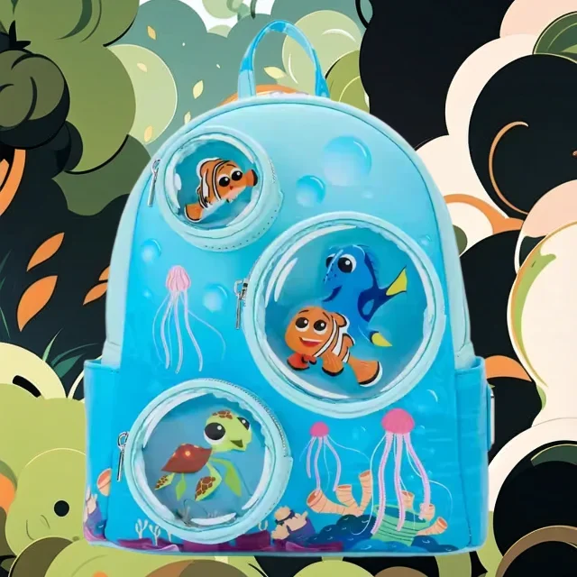 

Kids Backpack Finding Nemo 20th Anniversary Bubble Pocket Mini Rucksack Class Bag for Girls
