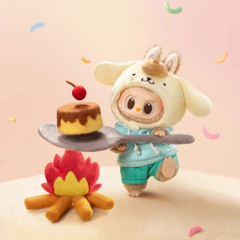 

Tcv Popmart Cartoon Vinyl Keychain Blind Box - Hello Kitty Labubu Sanrio My Melody Mystery Pendant Bag Charm Gift