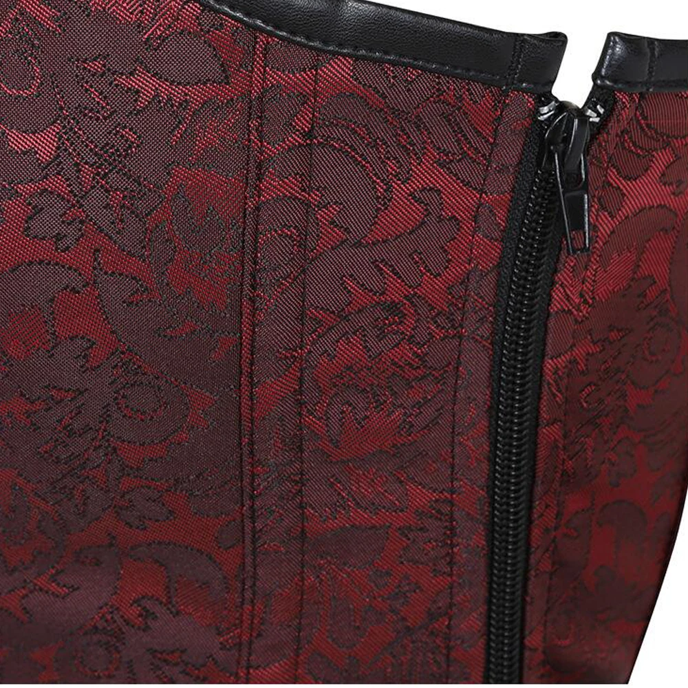 Espartilhos Steampunk e Bustiers, Plus Size Overbust, Espartilho Halter Sexy, Couro Pu, Zip Gótico, Burlesco, Traje Espanhol