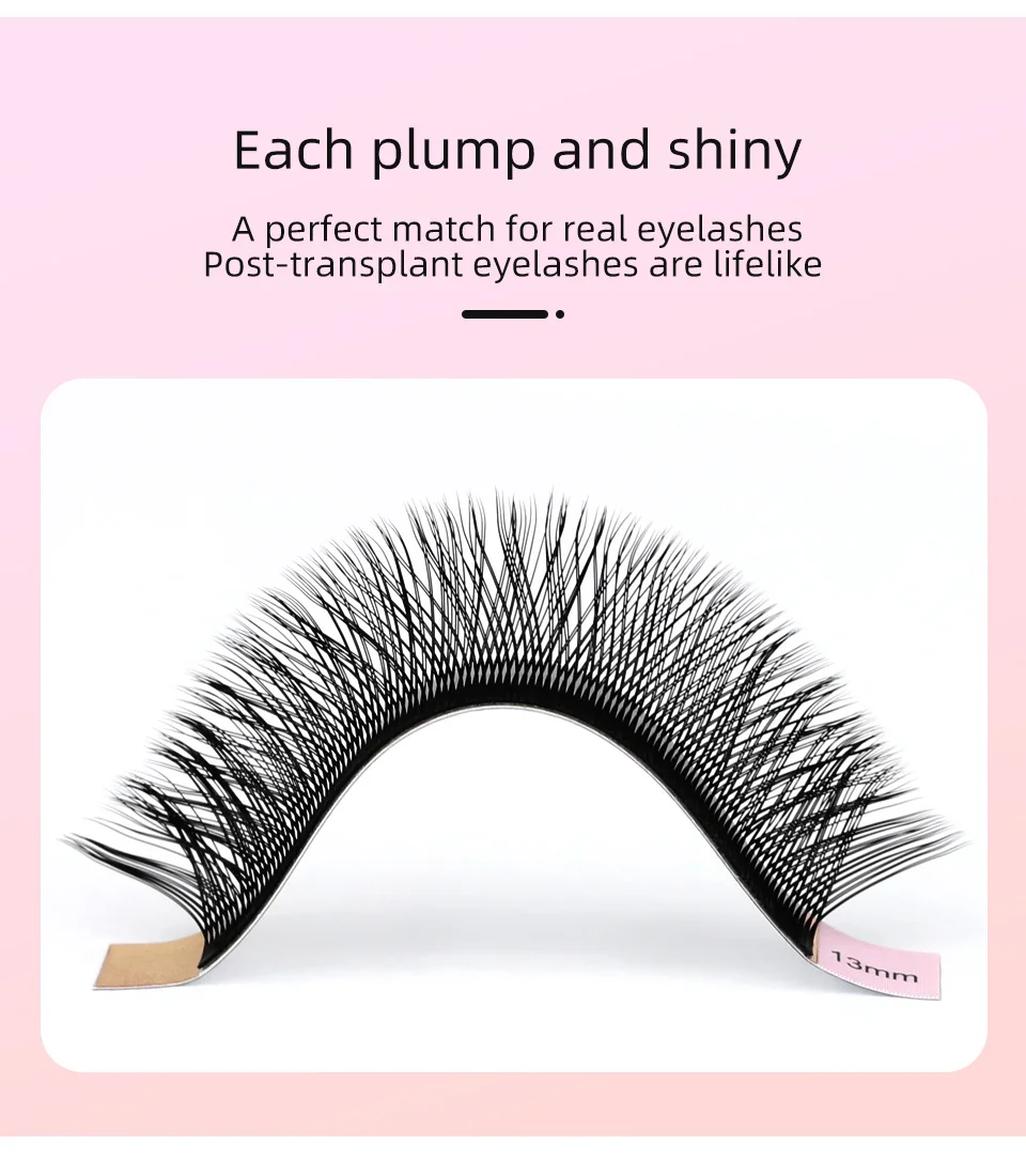 AGUUD Braune 4D W Wimpern YY 3D 4D 5DW geformte Spike Clover Wimpernverlängerung 3D Fairy Blooming Natural Woven YY Einzelwimpern – Detail 18