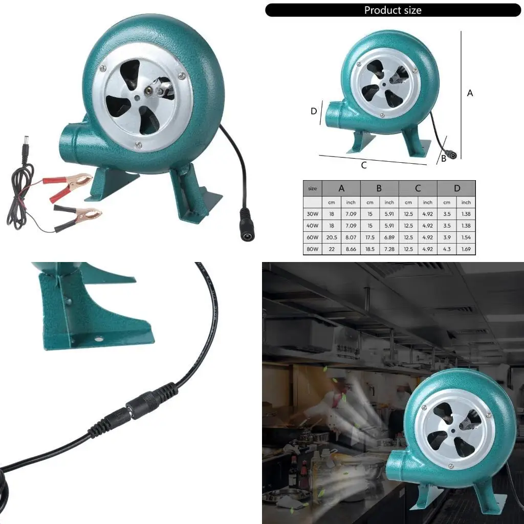 

Y1UD воздуходувка для барбекю 12 В портативный легкий электрический вентилятор для барбекю на открытом воздухе для приготовления