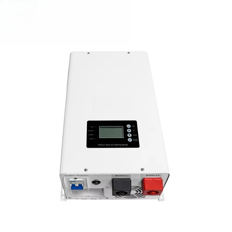 Pure Sine Wave Solar Inverter 6000W Split Phase 48V Off-Grid LED Display 110V/220V 50/60Hz Single Phase Output