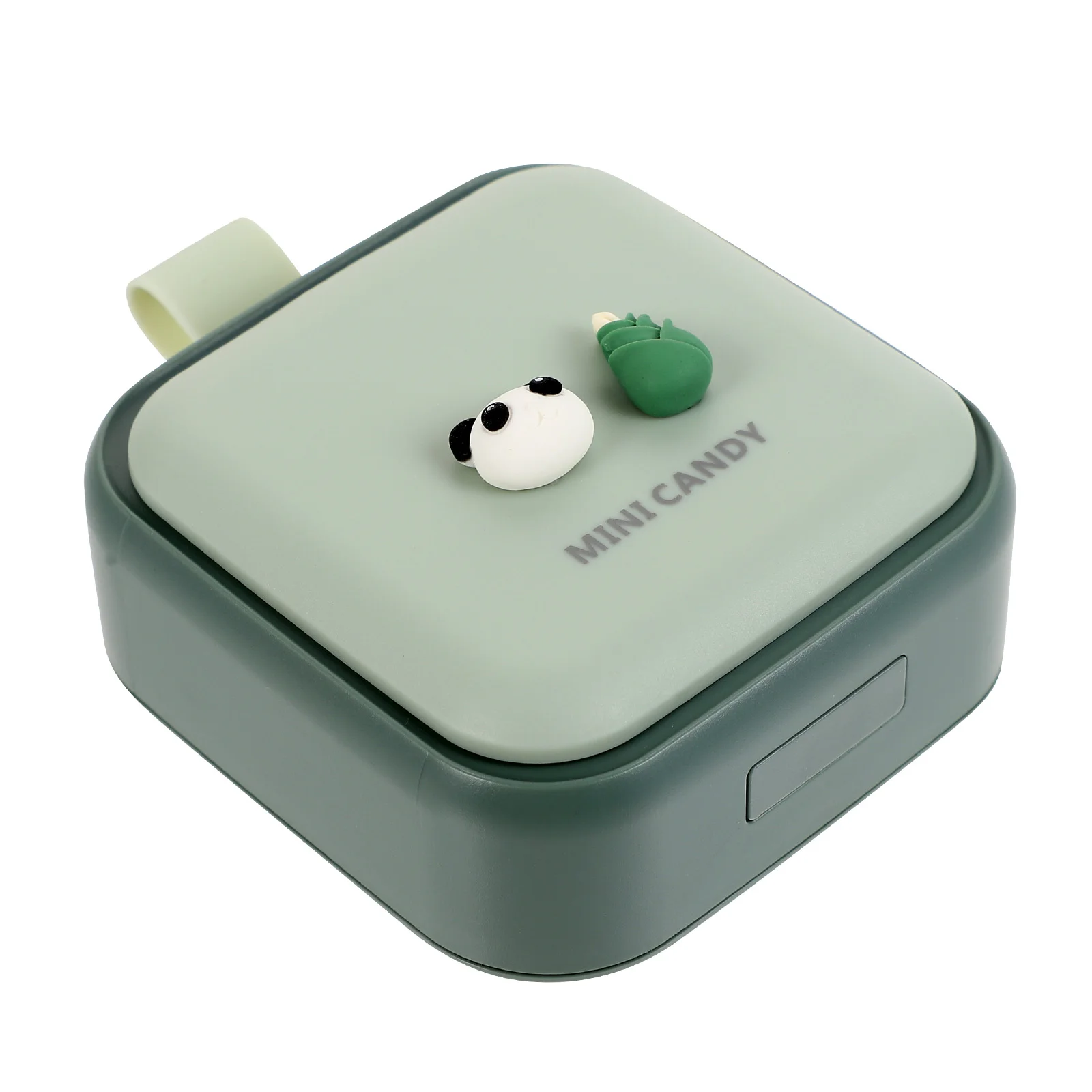 

1pc Portable Sealing Containers Multi Compartments Sealing Container Weekly Medicine Organizer Green 110Characters