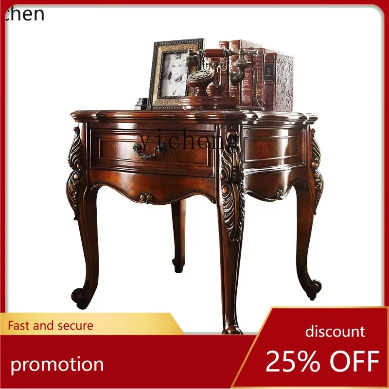 YFY  American solid wood corner few European side corner cabinets small side few small side table solid wood edge few