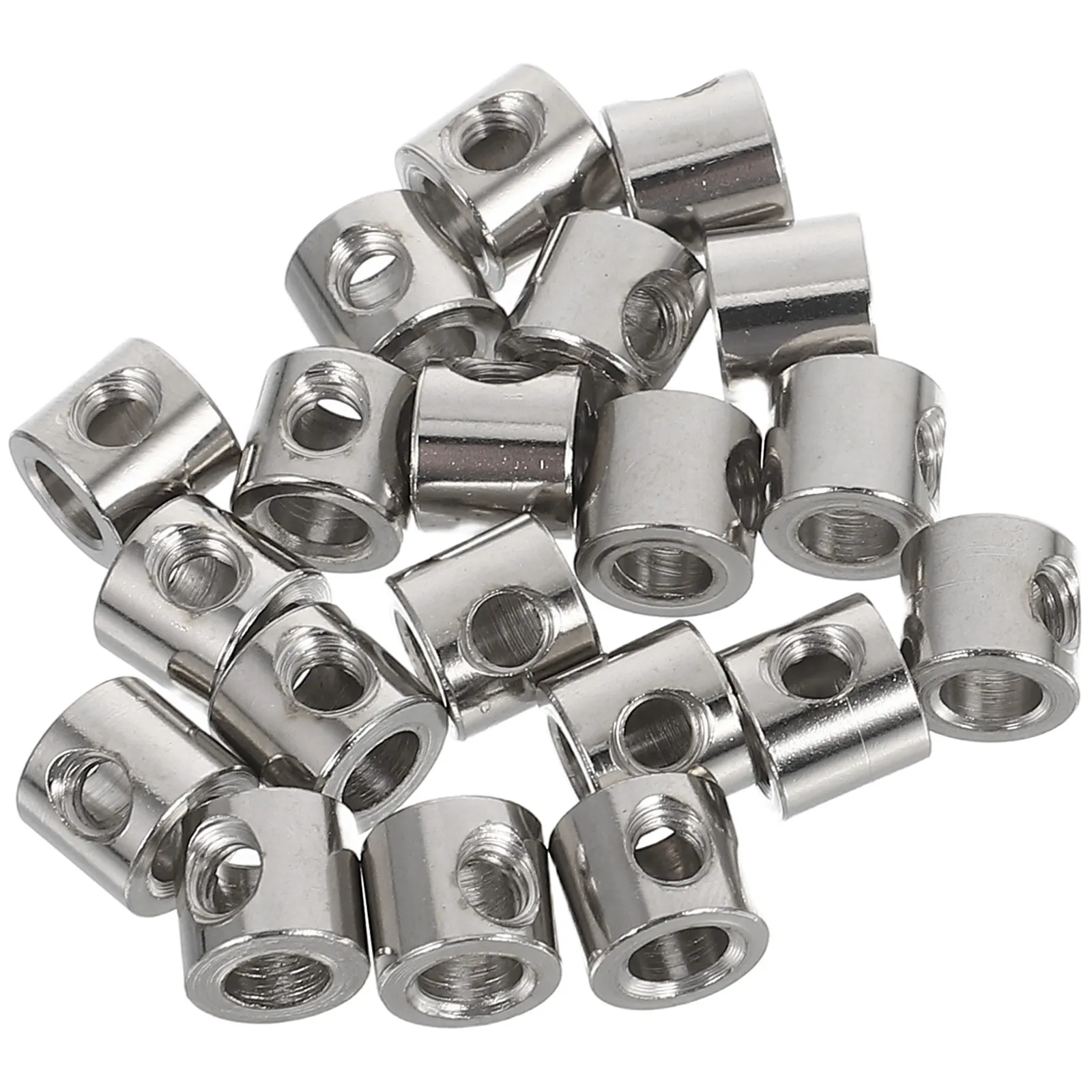 Wire Rope Lock Clips 20Pcs Heavy Duty Iron Cable Clamps Rust Resistant Self Locking Easy Tightening