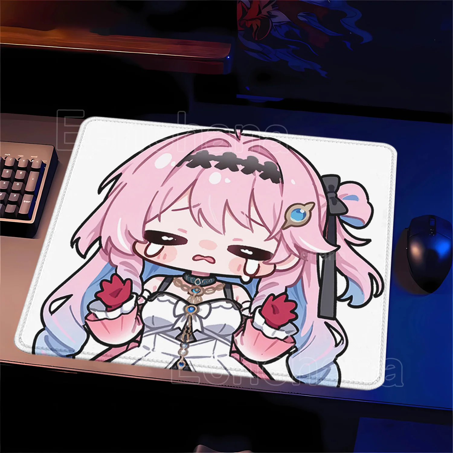 Small Size Mouse Pad Wuthering Waves Denia‌ Funny Meme Cute Gaming Office Accessories Mousepad Kawaii Game HD Printing Desk Mats